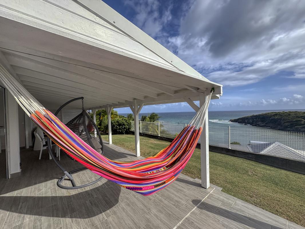18.Location villa piscine vue mer Saint François Guadeloupe_Terrasse